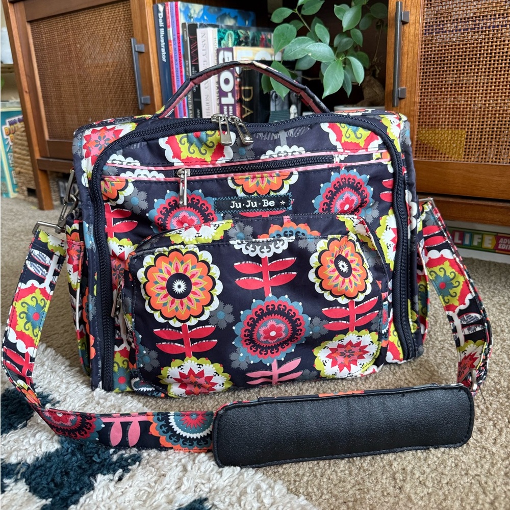 JuJuBe BFF Diaper Bag with Changing Mat